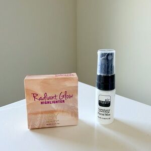 Radiant Glow Highlighter / Facial Mist Bundle Travel Size